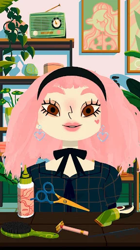 Gameplay screenshot 1 from Toca Boca Hair Salon 4 NETFLIX - Educational game